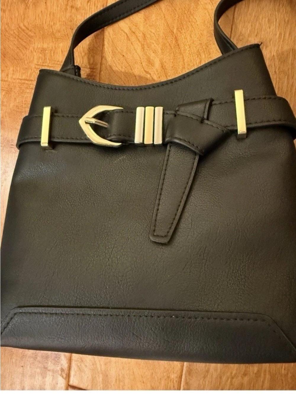 INC International Concepts NAILAA Black Handbag Bag Shoulder Crossbody NWT CHIC